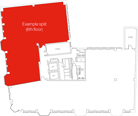 Floorplan for One Cornwall Street